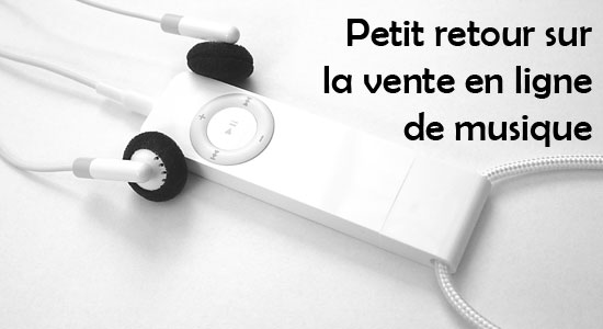 Etat de la vente en ligne de musique
