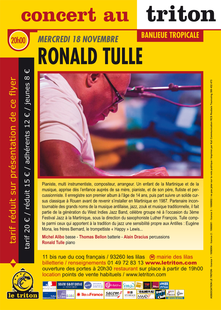 [Banlieue tropicale] Ronald Tulle