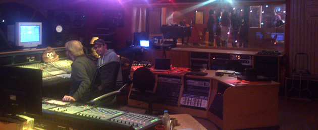 Enregistrement des choeurs - Lisa Simone