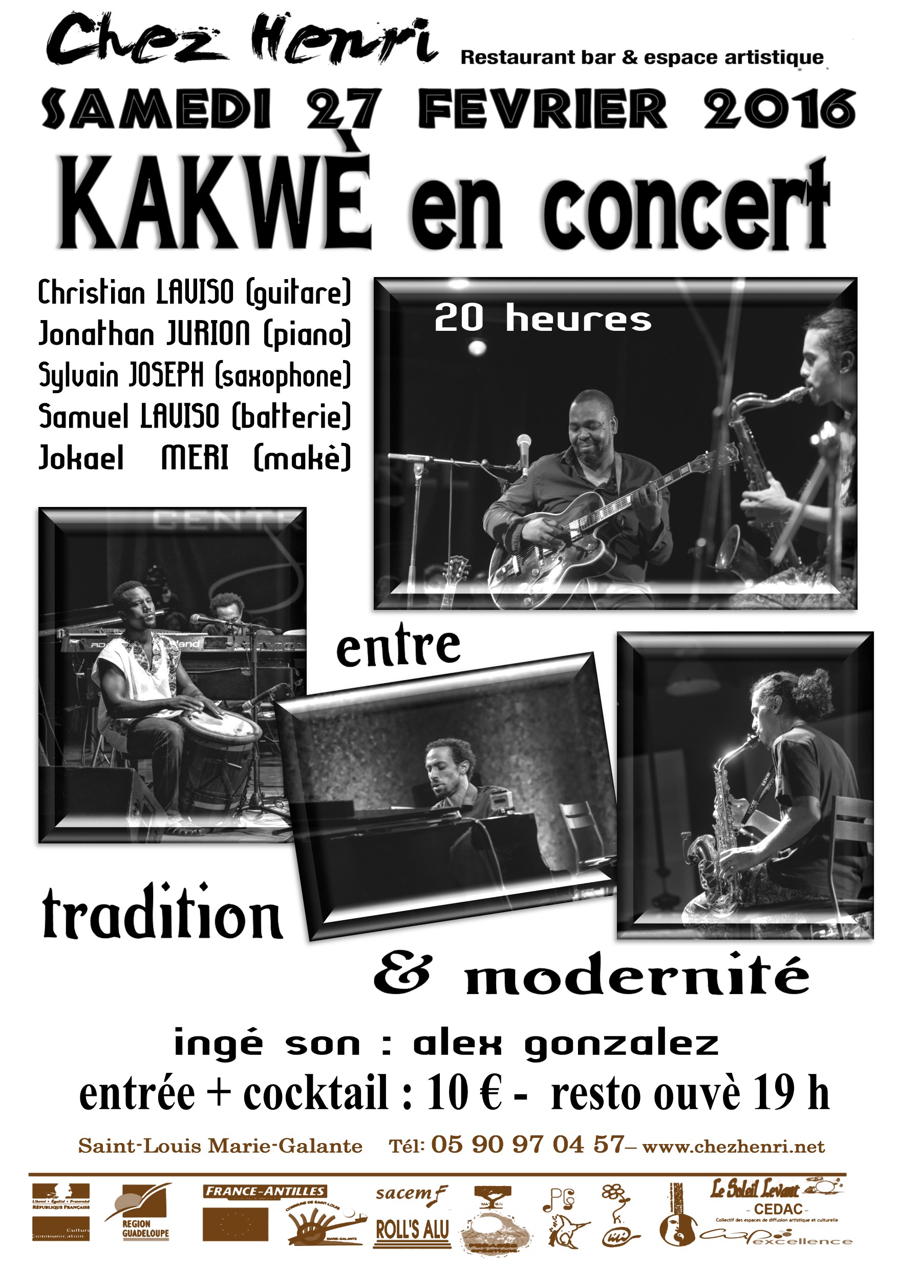 Kakwé, feat. Christian Laviso, Jonathan Jurion, Sylvain Joseph