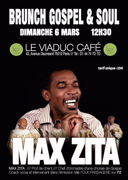 Brunch Gospel & Soul avec Max Zita & Guests