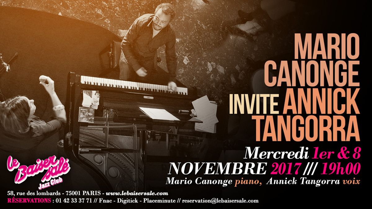 Mario Canonge invite Annick Tangorra