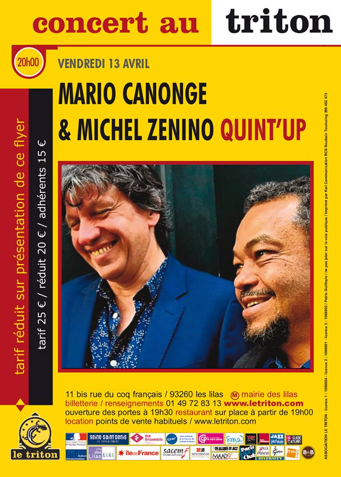Mario Canonge & Michel Zenino Quint'Up
