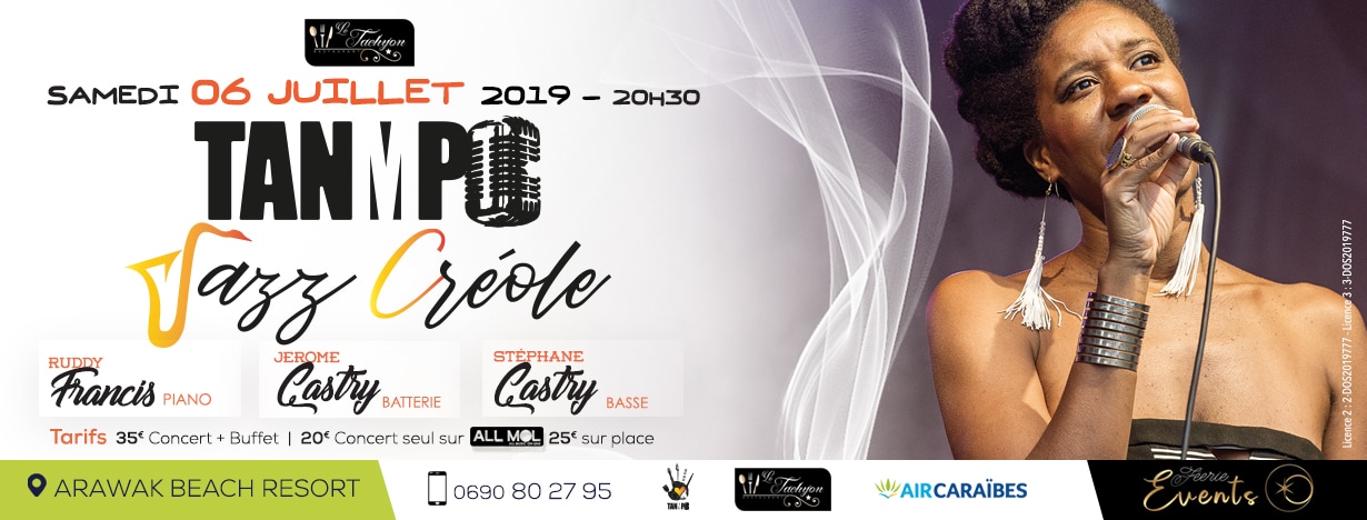 Tanmpo Jazz Créole invite Tricia Evy