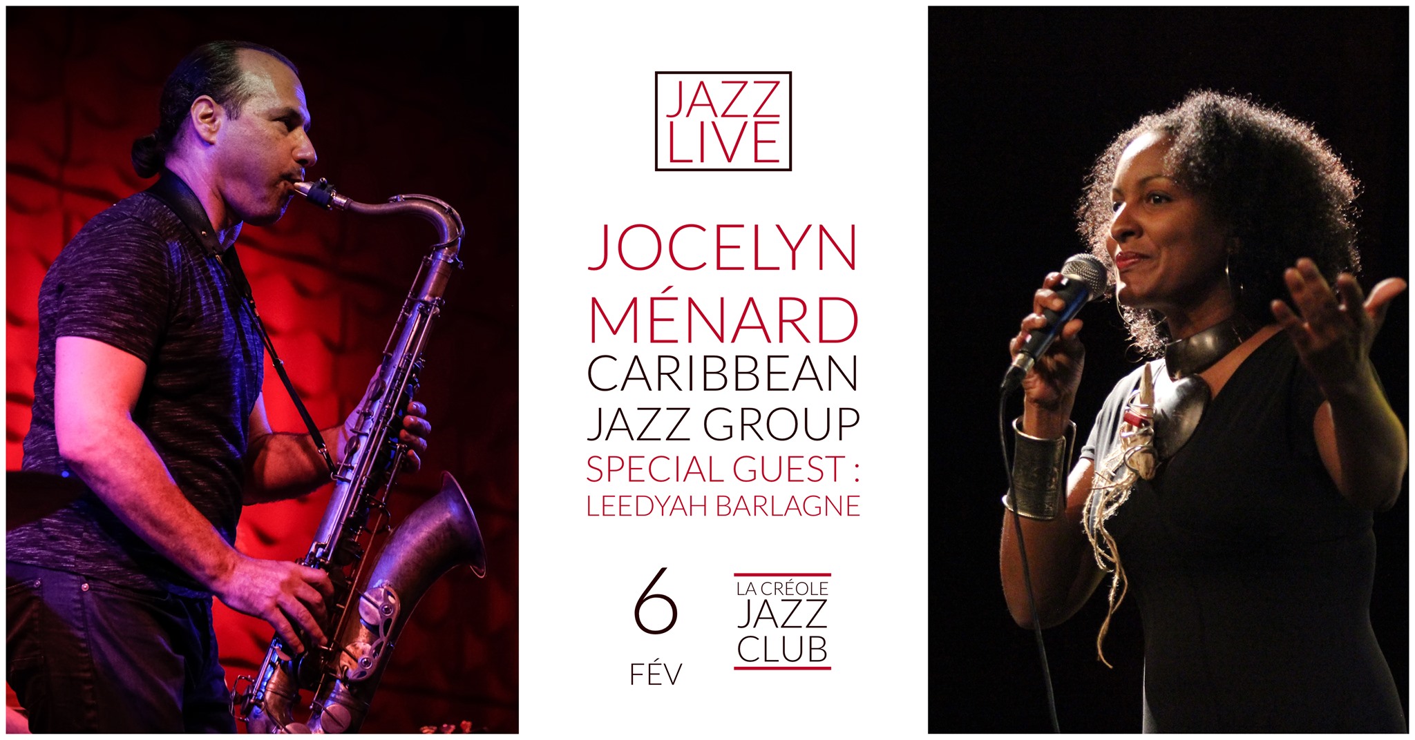 Jocelyn Ménard Caribbean Jazz Group feat. Leedyah Barlagne