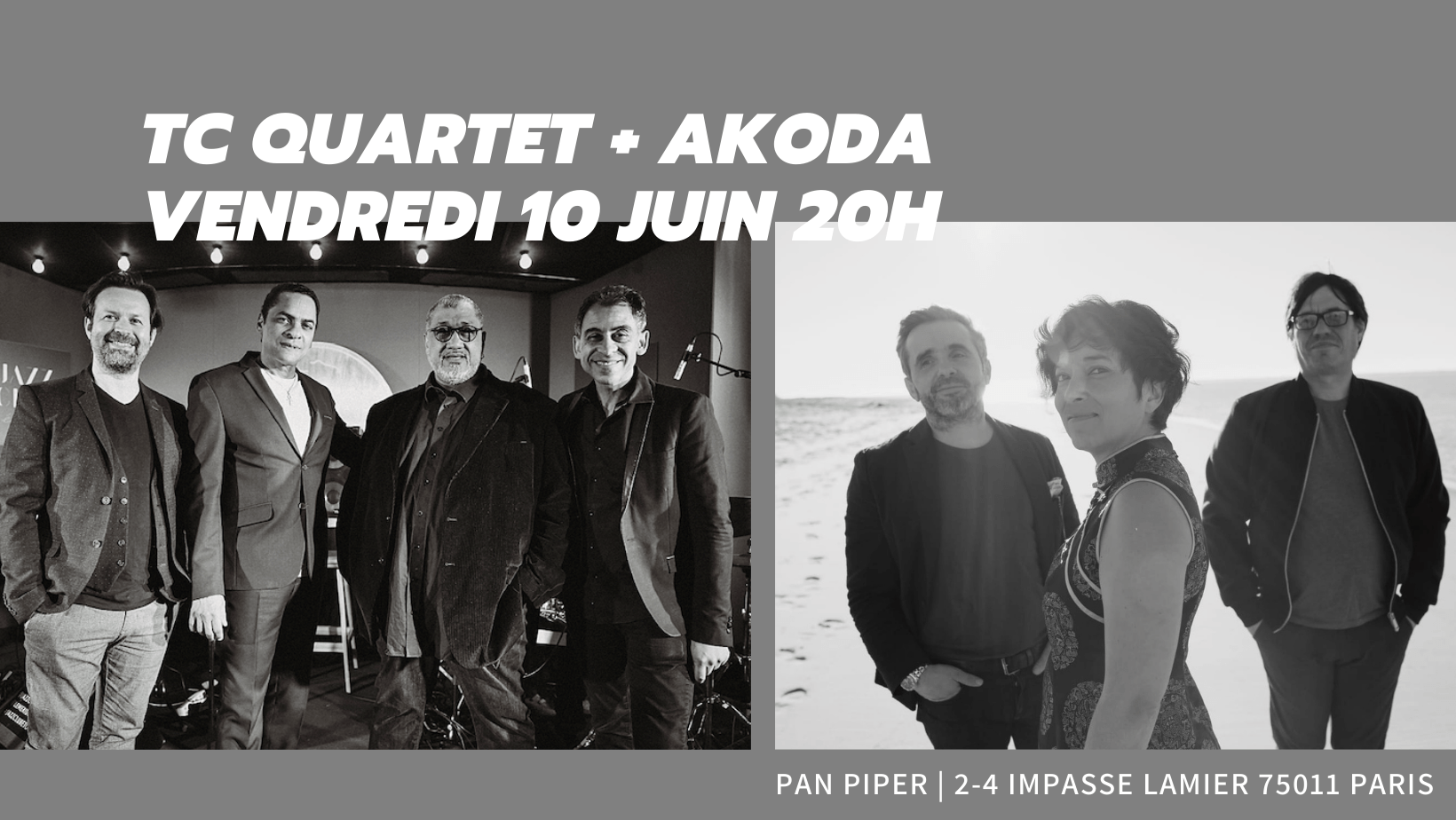 Les Rendez-vous Créoles : TC Quartet + Akoda