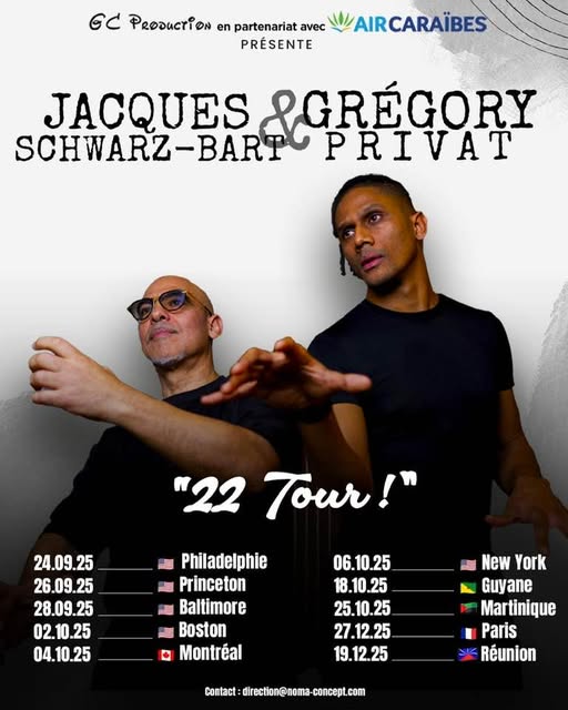 Grégory Privat & Jacques Schwarz-Bart | 22 on tour