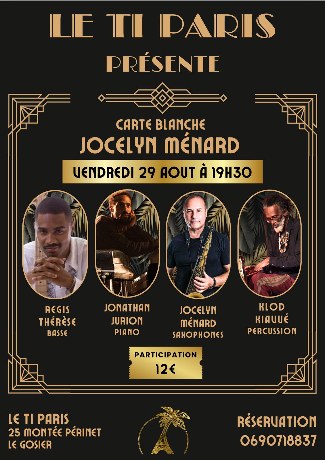 Carte Blanche à Jocelyn Ménard